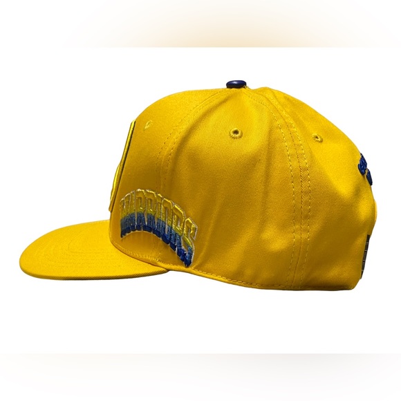 NEW AUTHENTIC Pro Standard NBA Golden State Warriors Hometown Snapback Hat Yello - Picture 3 of 14